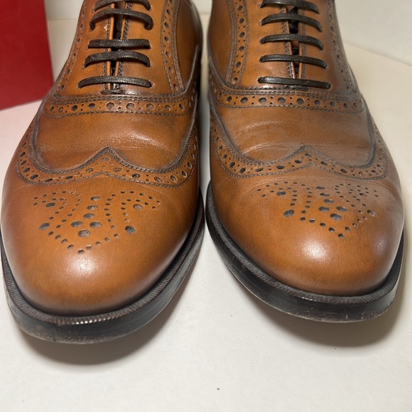 Salvatore Ferragamo Gerard Studio Edition Tan Calf size 8 Original Box - Picture 5 of 8